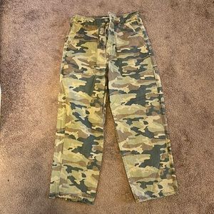 Free people camo pants